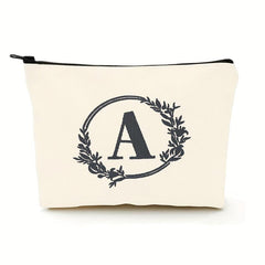 Letter A Pattern Cosmetic Bag for Men Women