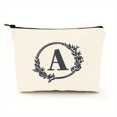 Letter A Pattern Cosmetic Bag for Men Women