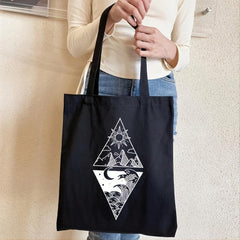 Canvas Shoulder Bag Women's Large Capacity Casual Shopping Bag