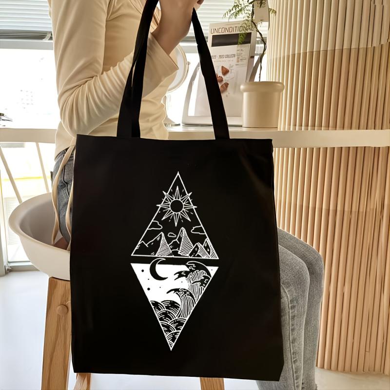 Canvas Shoulder Bag Women's Large Capacity Casual Shopping Bag