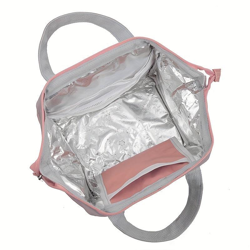 Solid Insulation Lunch Bag Portable Thermal Bento Bag