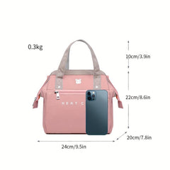 Solid Insulation Lunch Bag Portable Thermal Bento Bag
