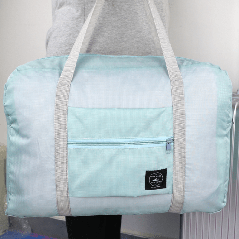 Portable Travel Storage Bag Lightweight Duffel Handbag With Zipper