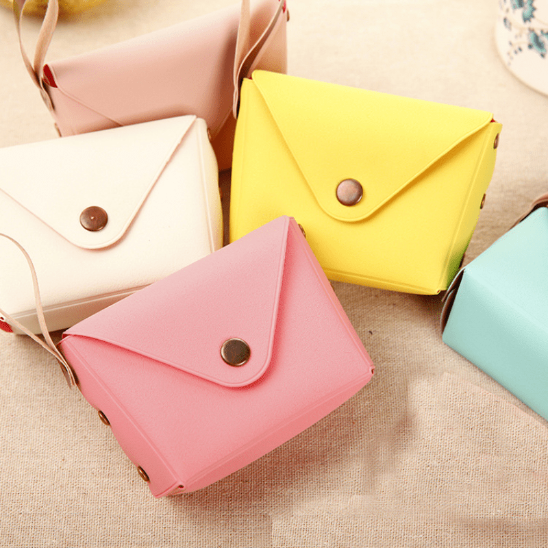 Mini Flap Coin Purse Clutch Wallet with Wristlet