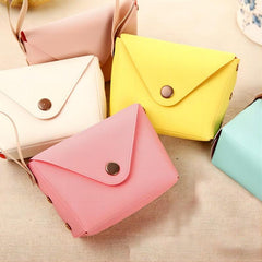 Mini Flap Coin Purse Clutch Wallet with Wristlet