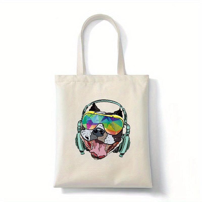 Large Capacity Canvas Tote Bag for School Office Travel Beach