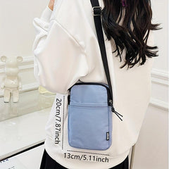 Minimalist Casual Zipper Shoulder Bag for Women
