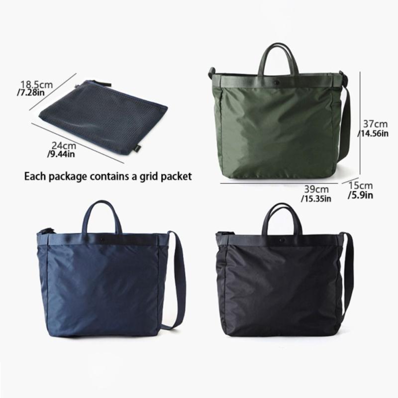 Casual Solid Large Capacity Bag All Match Storage Handbag With Clutch Pouch
