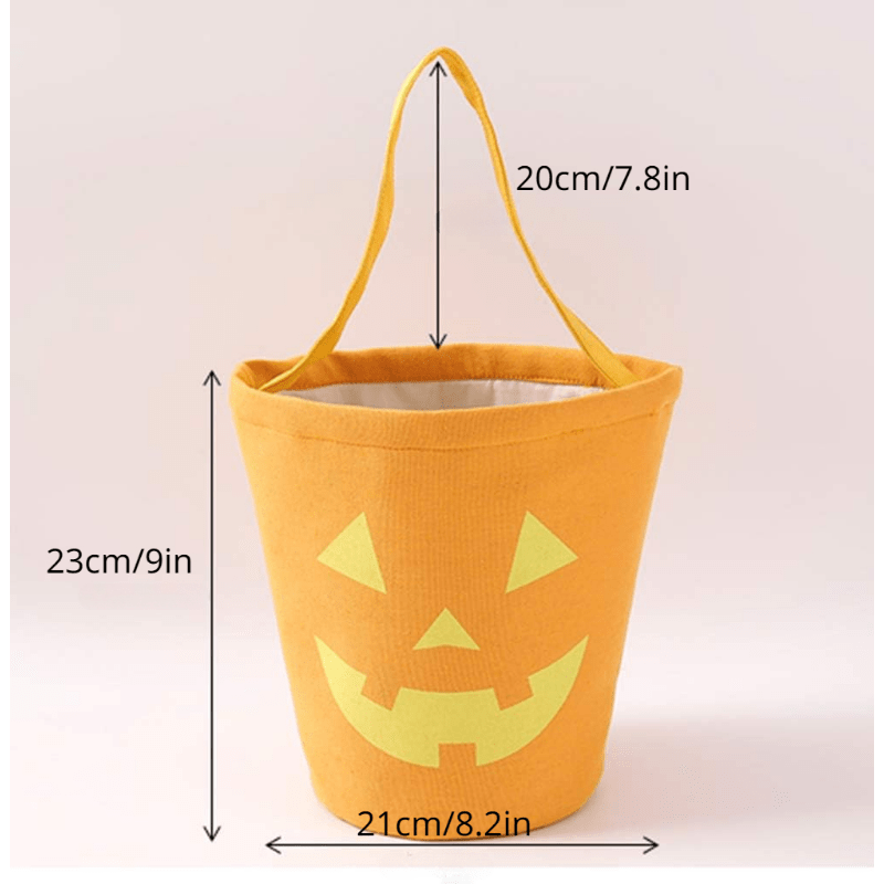 Halloween Cartoon Pattern Satchel Candy Storage Handbag