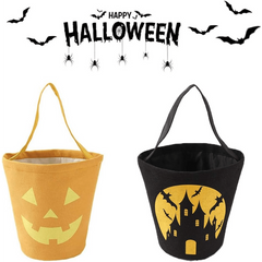 Halloween Cartoon Pattern Satchel Candy Storage Handbag