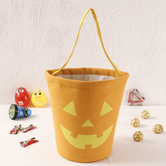 Halloween Cartoon Pattern Satchel Candy Storage Handbag
