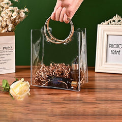Niche Transparent Satchel Bag Lightweight Versatile Storage Handbag