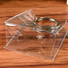 Niche Transparent Satchel Bag Lightweight Versatile Storage Handbag