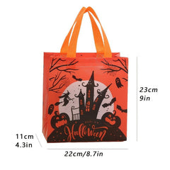 5 Pcs Halloween Pattern Storage Handbag No Woven Bag