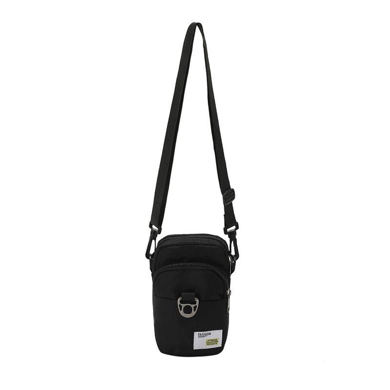 Mini Canvas Crossbody Bag Mobile Phone Bag Pocket Shoulder Purse