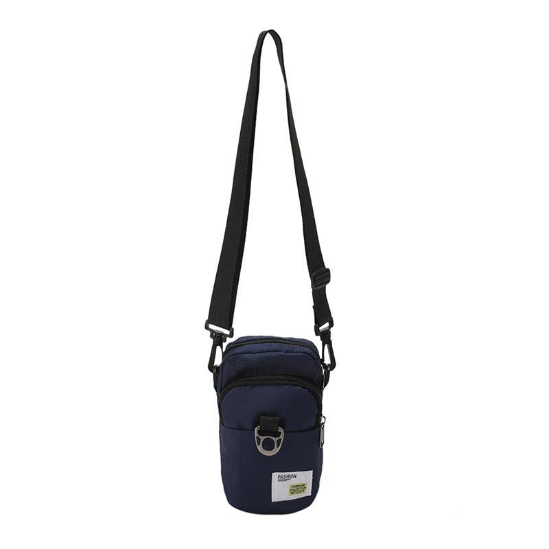 Mini Canvas Crossbody Bag Mobile Phone Bag Pocket Shoulder Purse