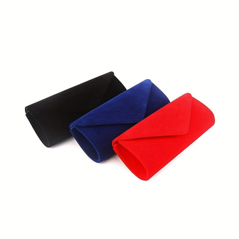Solid Clutch Bag Flap Evening Party Banquet Bag