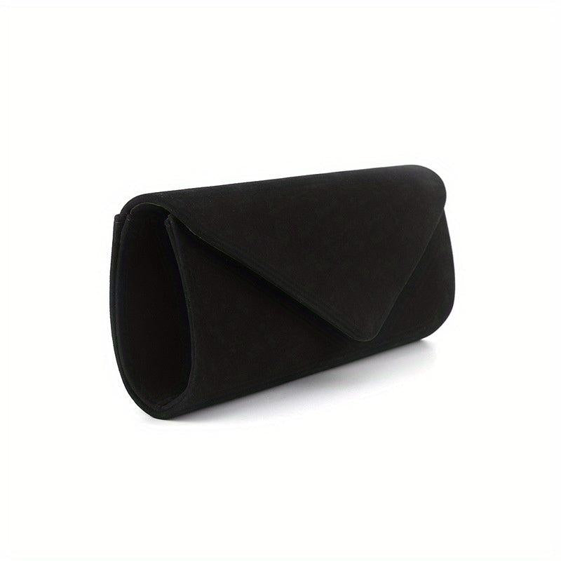Solid Clutch Bag Flap Evening Party Banquet Bag
