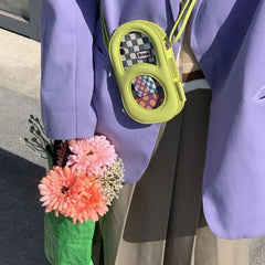 Hollow Out Crossbody Bag & Phone Holder