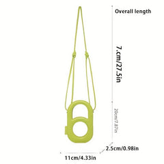 Hollow Out Crossbody Bag & Phone Holder