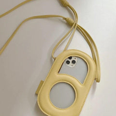 Hollow Out Crossbody Bag & Phone Holder