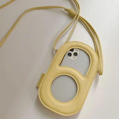 Hollow Out Crossbody Bag & Phone Holder