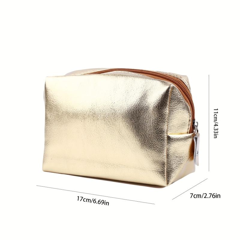Travel Cosmetic Bag Soft Surface Makeup Storage Handbag For Men Women