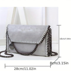 Casual PU Leather Crossbody Bag Women's Shoulder Bag & Purse