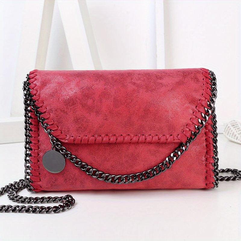 Casual PU Leather Crossbody Bag Women's Shoulder Bag & Purse