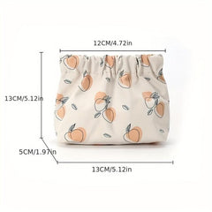 Floral Print Cosmetic Bag Toiletry Travel Storage Organizer