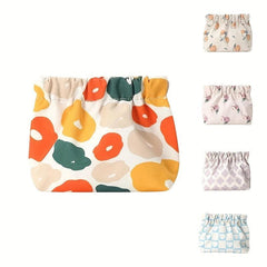 Floral Print Cosmetic Bag Toiletry Travel Storage Organizer