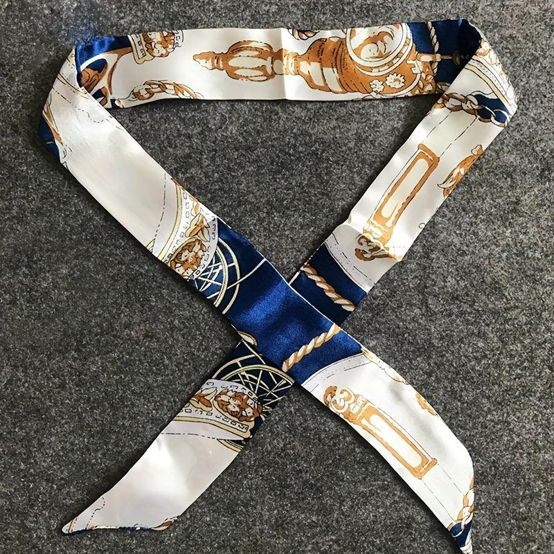 Silk Ribbon Scarf Headwear & Hairband For Women