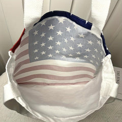 Independence Flag Print Tote Bag Shoulder Bag