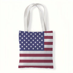 Independence Flag Print Tote Bag Shoulder Bag