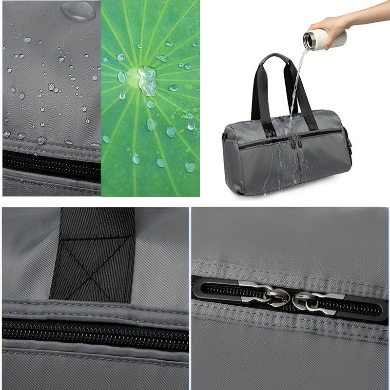 Lightweight Travel Duffel Bag With Wet Pocket And Shoes Compartment