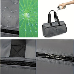 Lightweight Travel Duffel Bag With Wet Pocket And Shoes Compartment