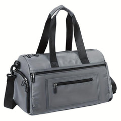 Lightweight Travel Duffel Bag With Wet Pocket And Shoes Compartment