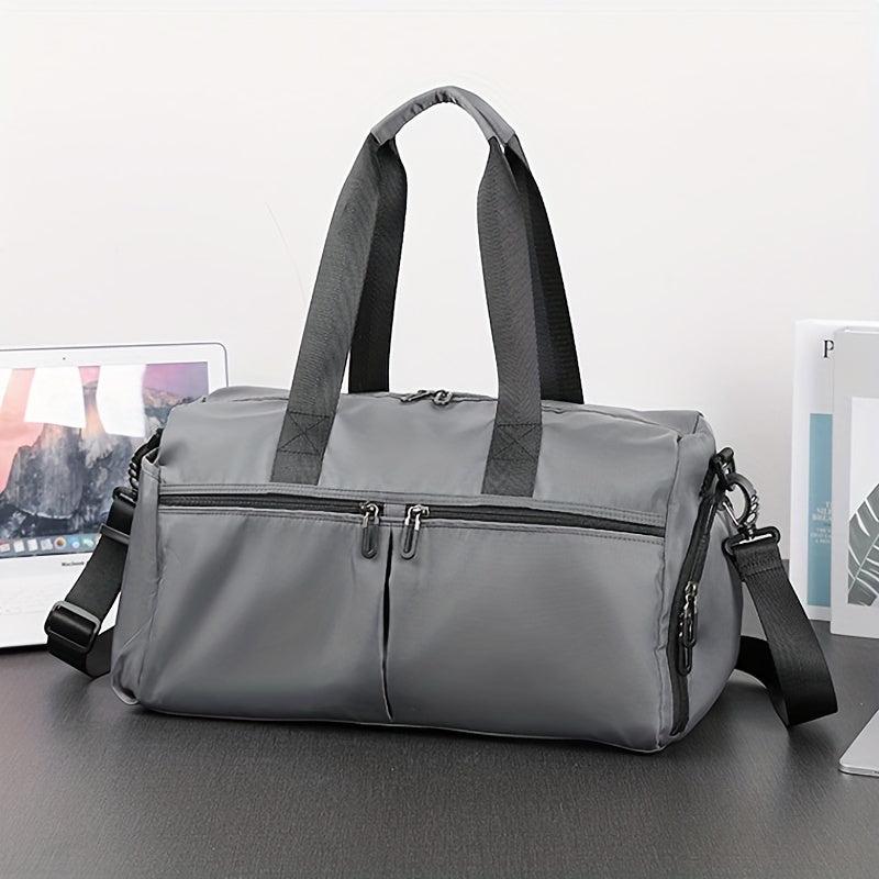 Lightweight Travel Duffel Bag With Wet Pocket And Shoes Compartment