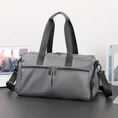 Lightweight Travel Duffel Bag With Wet Pocket And Shoes Compartment