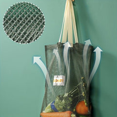 Portable Mesh Shopping Storage Bag Multifunctional Storage Bag