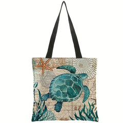Print Lightweight Tote Bag Reusable Shopping Bag Shoulder Bag