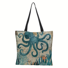 Print Lightweight Tote Bag Reusable Shopping Bag Shoulder Bag