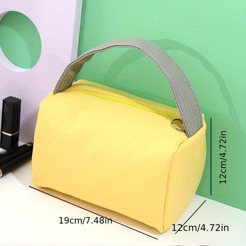 Waterproof Travel Toiletry Bag Portable PU Leather Cosmetic Storage Bag