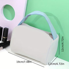 Waterproof Travel Toiletry Bag Portable PU Leather Cosmetic Storage Bag
