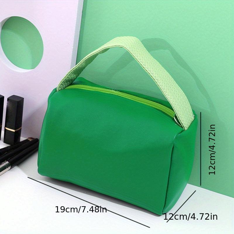 Waterproof Travel Toiletry Bag Portable PU Leather Cosmetic Storage Bag