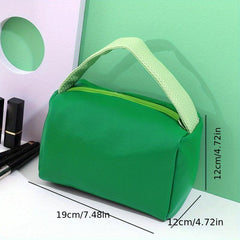 Waterproof Travel Toiletry Bag Portable PU Leather Cosmetic Storage Bag