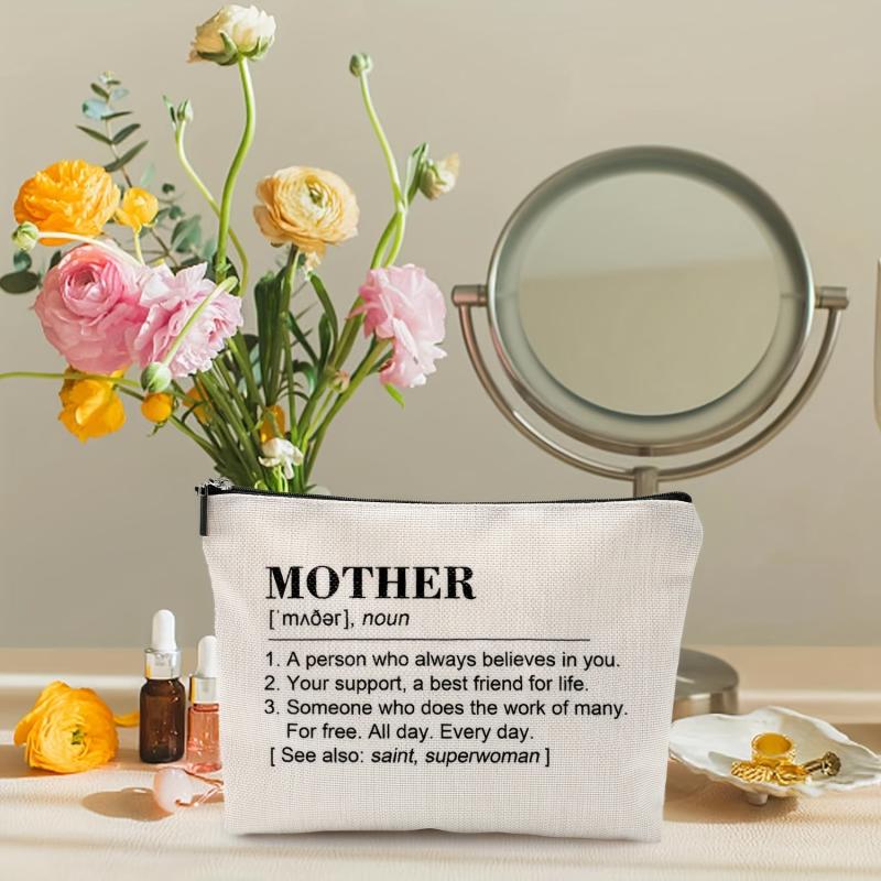 Good Mom With Hood Playlist Makeup Bag Mom Birthday Gift Funny Cosmetic Case