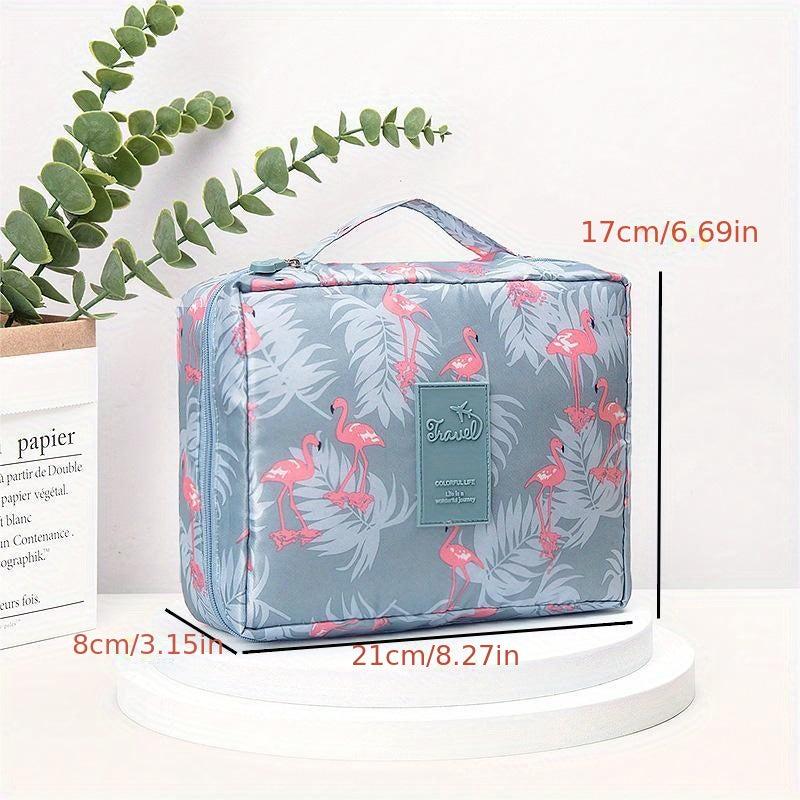 Portable Cosmetic Bag Cartoon Print Travel Storage Bag