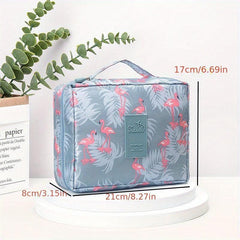Portable Cosmetic Bag Cartoon Print Travel Storage Bag