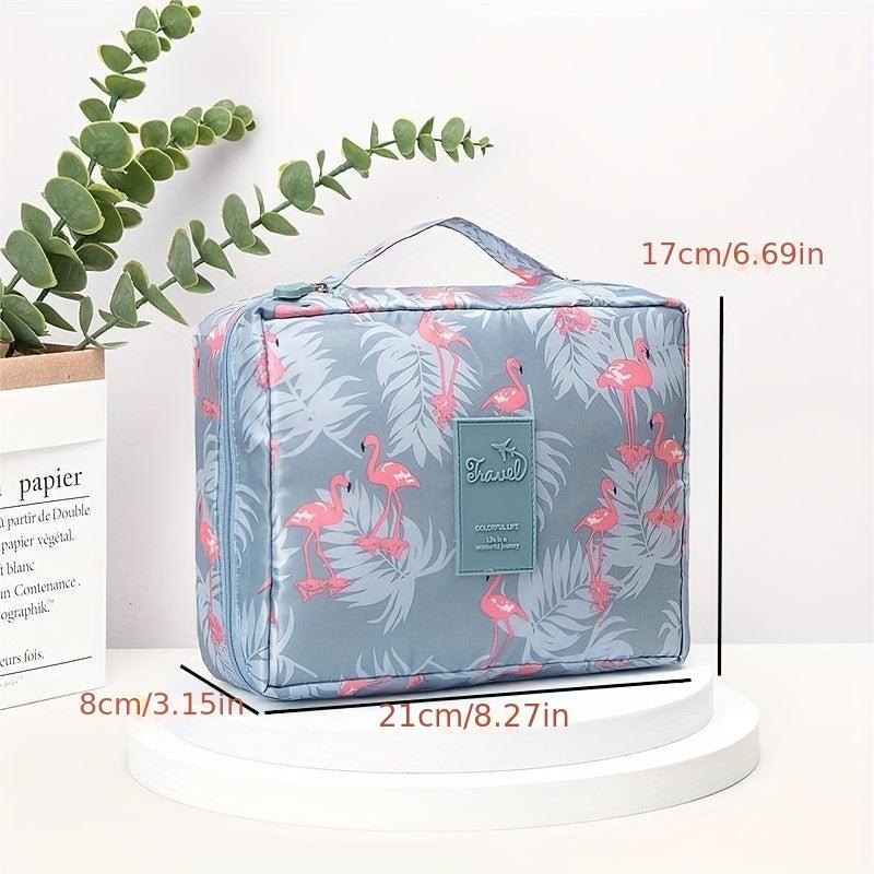 Portable Cosmetic Bag Cartoon Print Travel Storage Bag